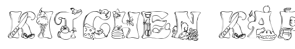 Kitchen Kapers font preview